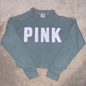 VS Pink cut out shoulder top